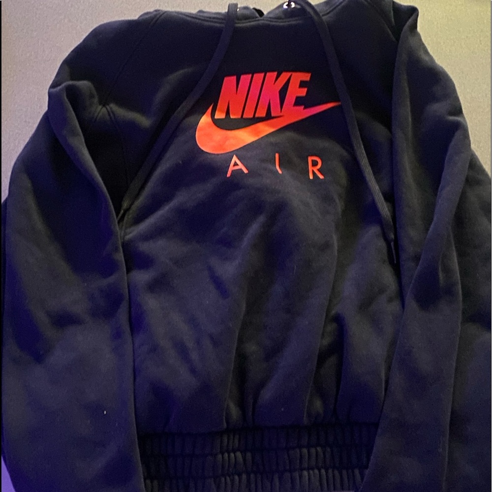 Black Nike Air Cropped Jacket